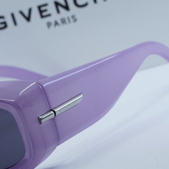 Givenchy GV40044U 78A Geometric Sunglasses - Lilac/Smoke - Picture 2 of 10